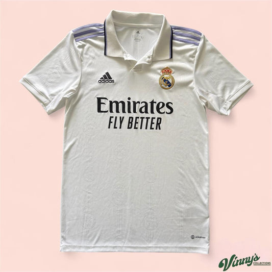 Adidas 2023/24 Real Madrid Home Soccer Jersey Kit Mens Small