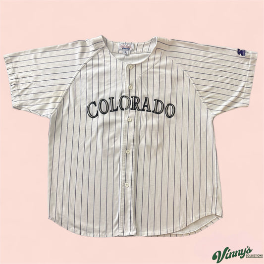 Starter MLB Colorado Rockies Dante Bichette Baseball Jersey Mens XL