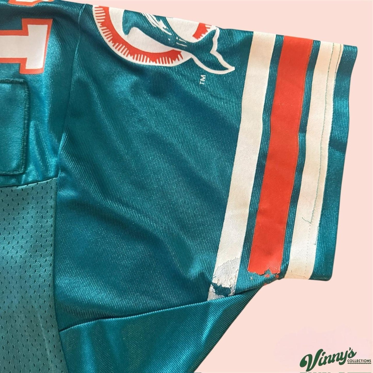 Vintage 80s Wilson NFL Miami Dolphins Dan Marino Football Jersey Mens Medium