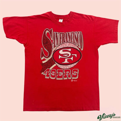 Vintage 90s Mendez Sportswear NFL San Francisco 49ers Football Shirt Mens XL