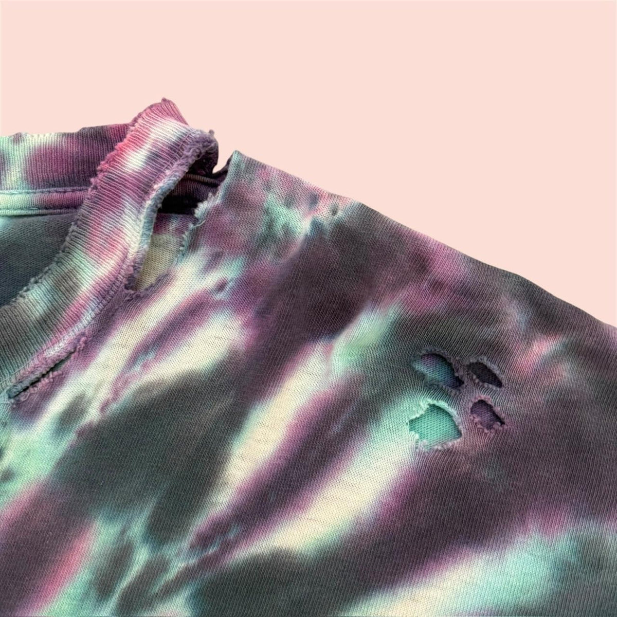 Vintage Thrashed Grateful Dead 2003 Summer Getaway Tour Tie Dye Shirt Mens XL