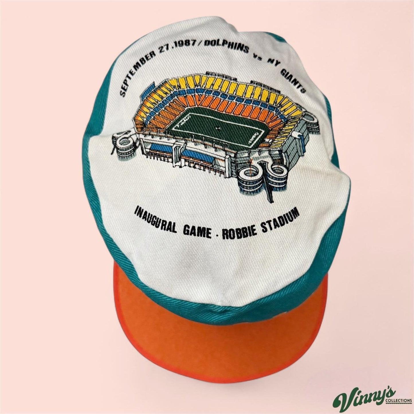 Vintage 1987 NFL Miami Dolphins Football Painter Hat