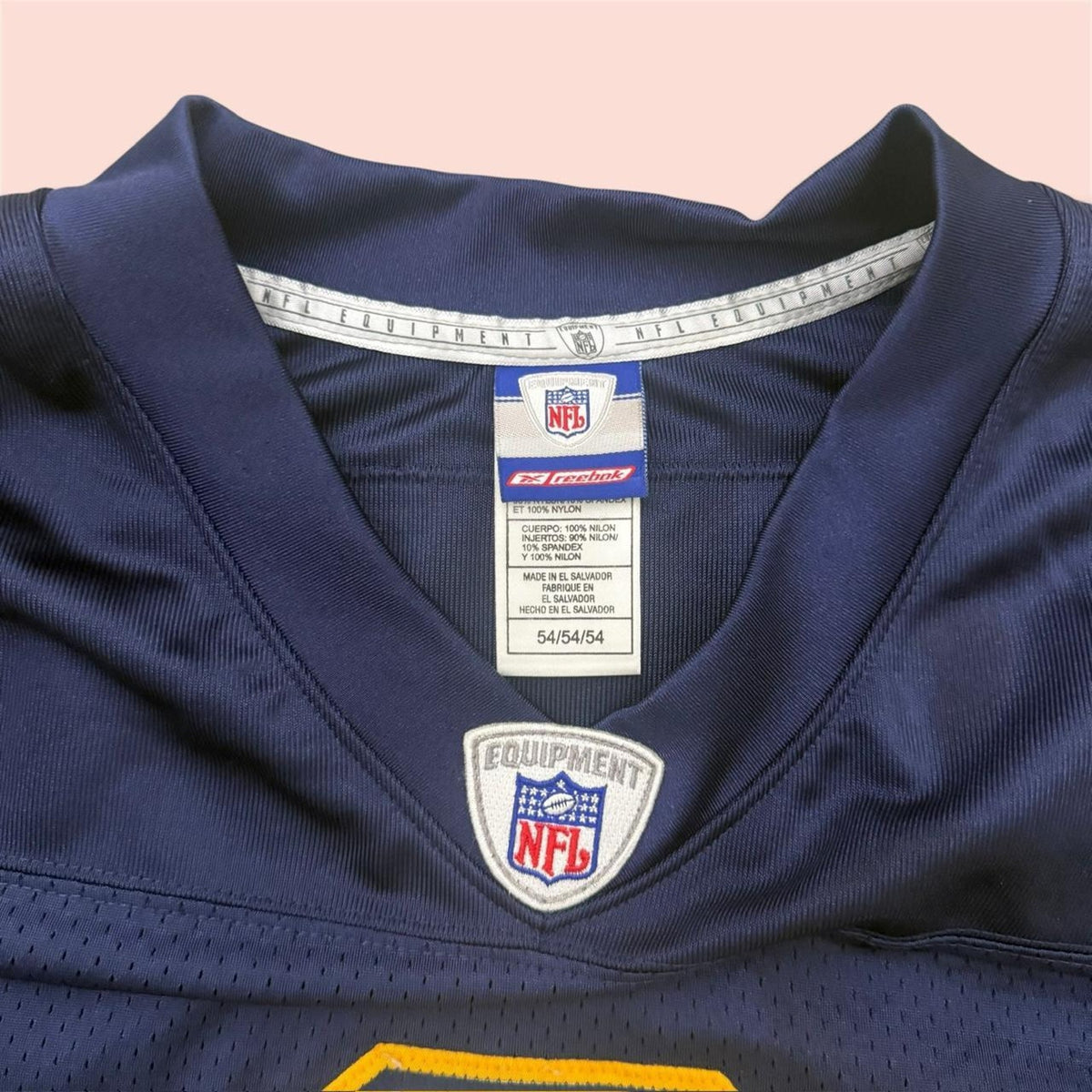 Vintage Reebok San Diego Chargers Drew Brees Stitched Football Jersey Mens 2XL