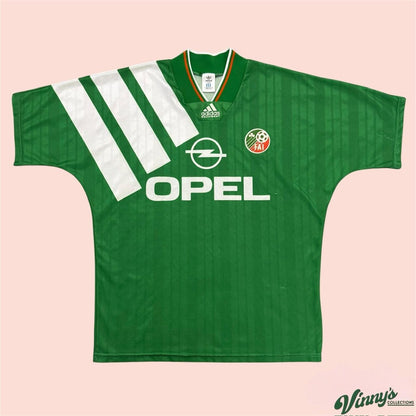 Vintage 90s Adidas 1992 Ireland National Soccer Team Jersey Mens Large