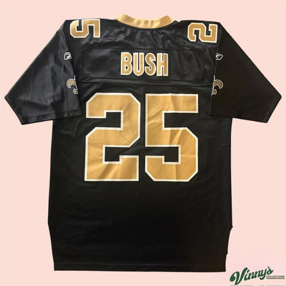 Vintage Reebok New Orleans Saints Reggie Bush Football Jersey Mens Large