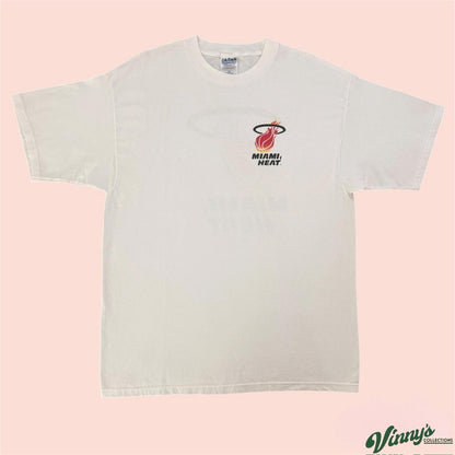 Vintage 90s Gildan NBA Miami Heat Pocket Logo Basketball Shirt Mens XL