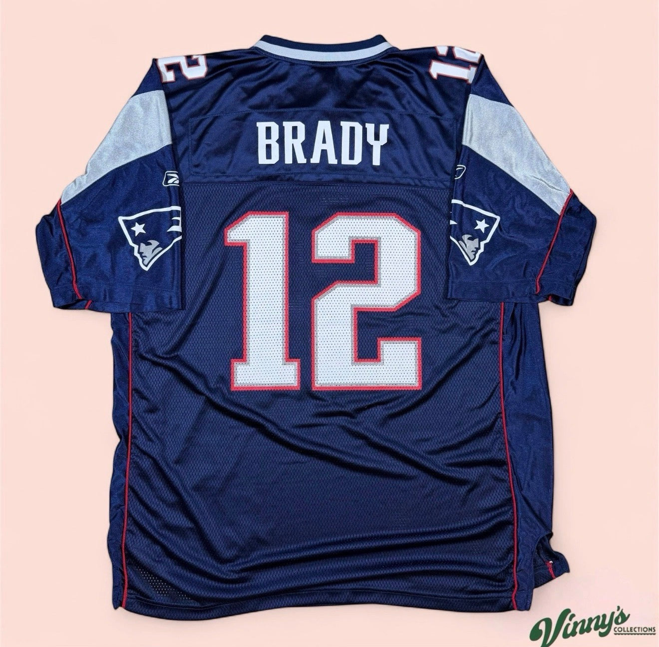 Reebok NFL New England Patriots Tom Brady Football Jersey Mens 2XL
