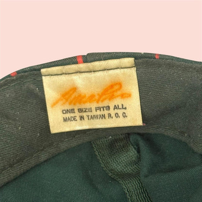 Vintage 90s Amapro Miami Hurricanes College Pinstripe Snapback Hat