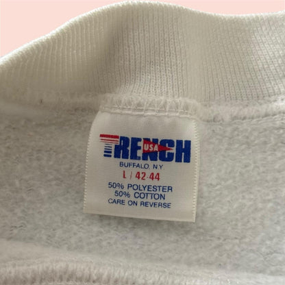 Vintage 1993 Trench NFL Buffalo Bills Football Crewneck Sweatshirt Mens Large