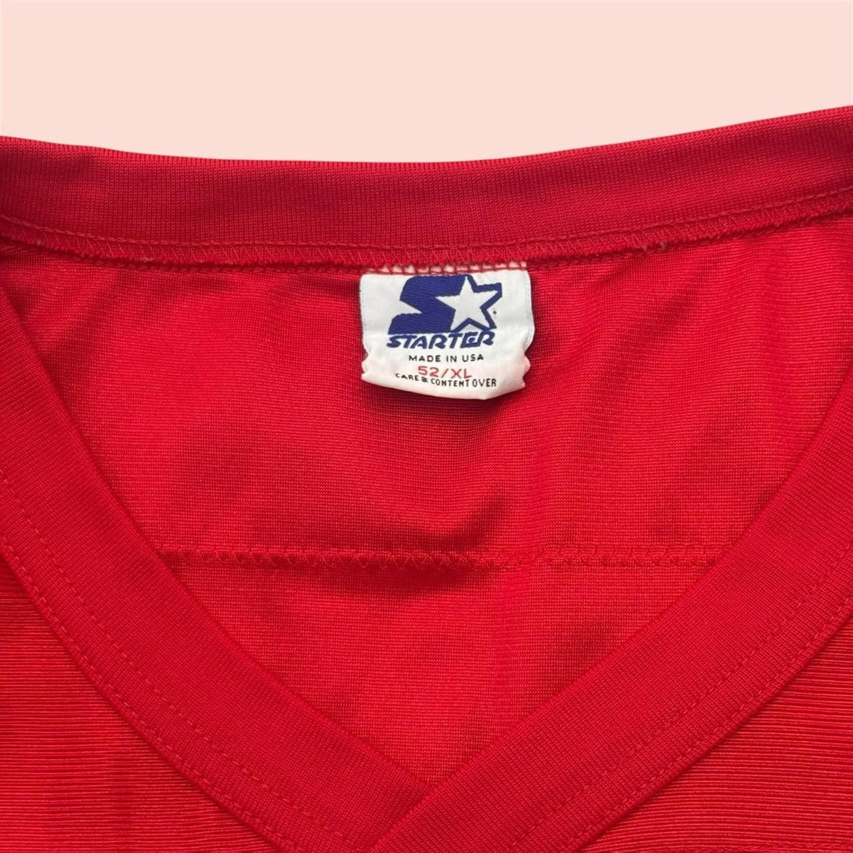 Vintage 90s Starter NFL Kansas City Chiefs Steve Bono Football Jersey Mens XL
