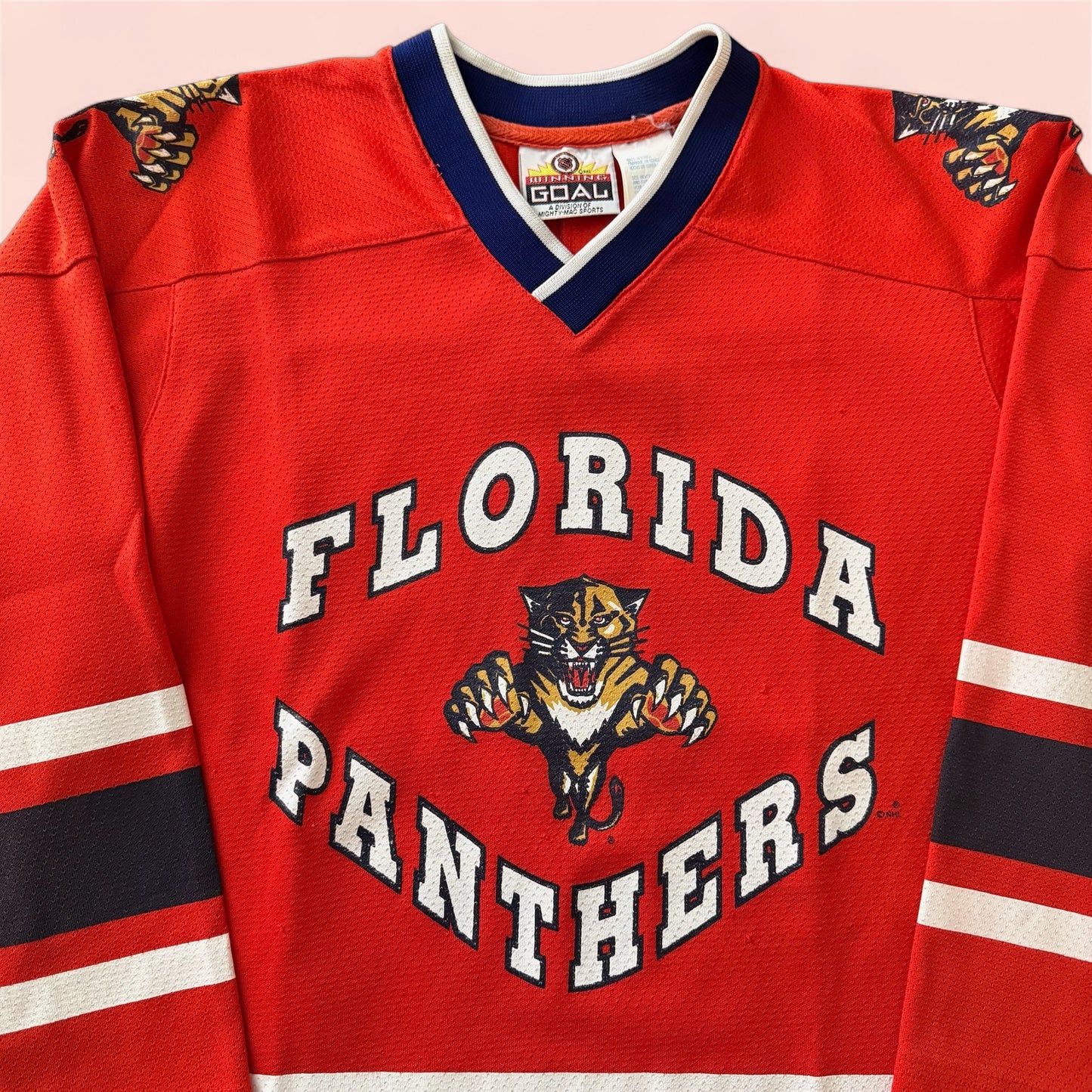 Vintage Florida Panthers Rob Niedermayer Hockey Jersey Youth Kids Large