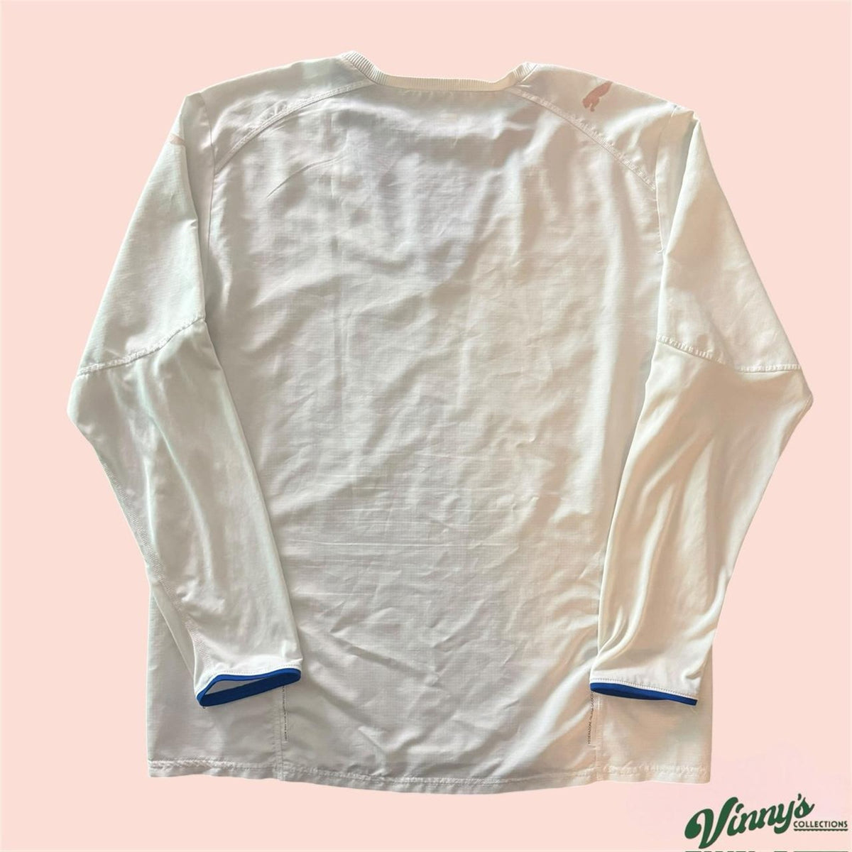Vintage 00s Puma Italy 2006 World Cup LS Soccer Jersey Kit Mens Large