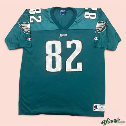 Vintage 90s Champion NFL Philadelphia Eagles Chris Jones Football Jersey Mens XL