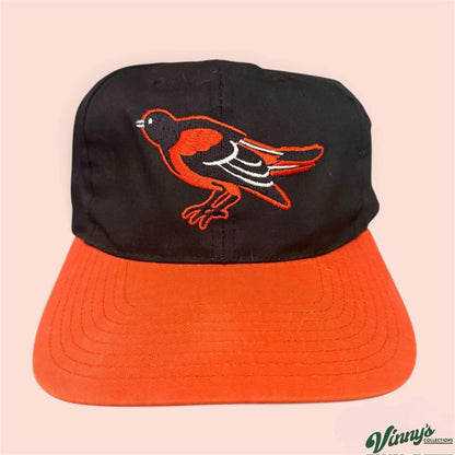 Vintage 90s MLB Twins Enterprise Baltimore Orioles Snapback Hat