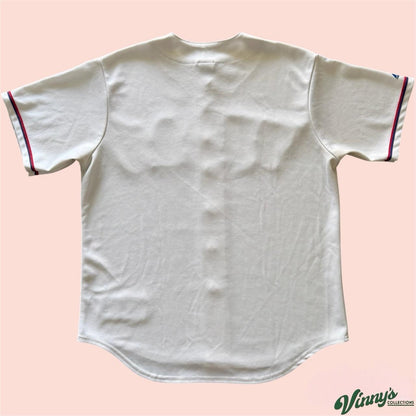 Vintage Majestic MLB Texas Rangers Baseball Jersey Mens Large