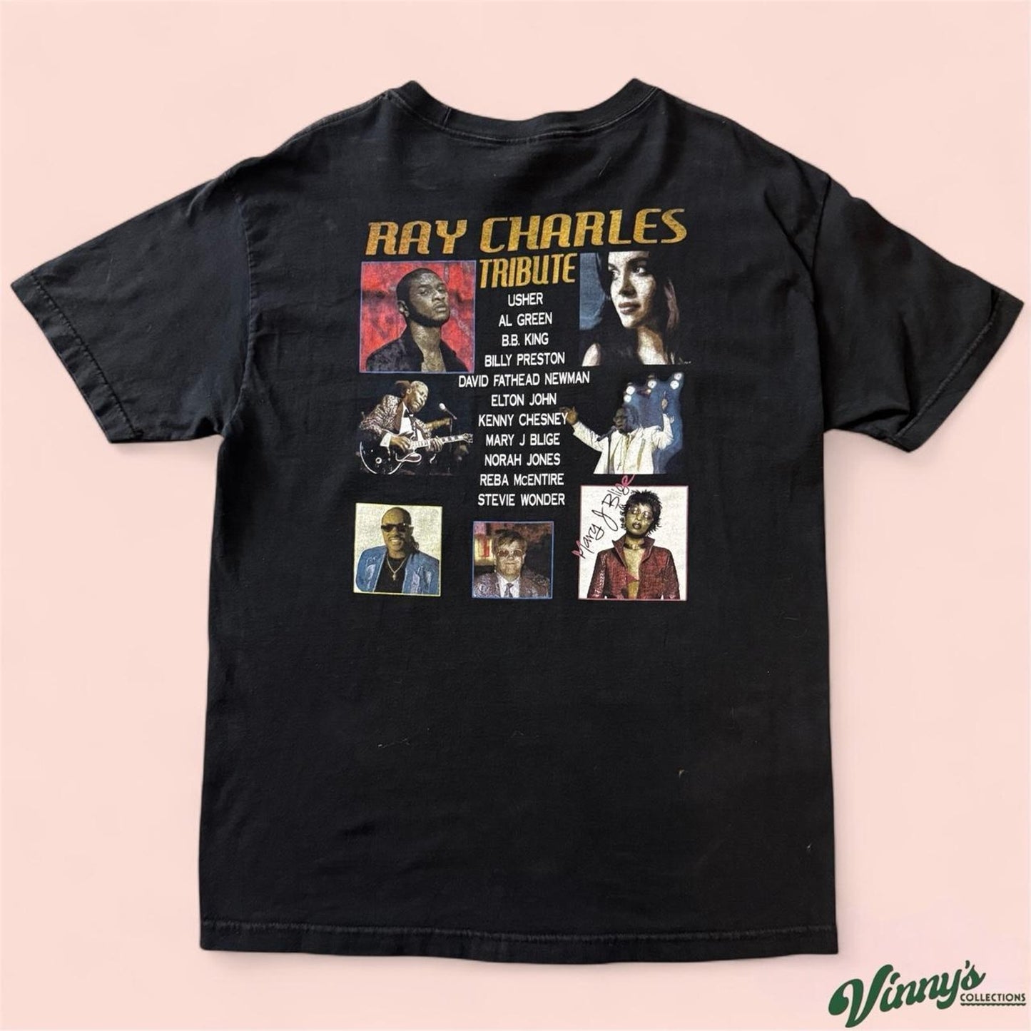 Vintage Ray Charles Tribute 2004 Staples Center Shirt Mens Large
