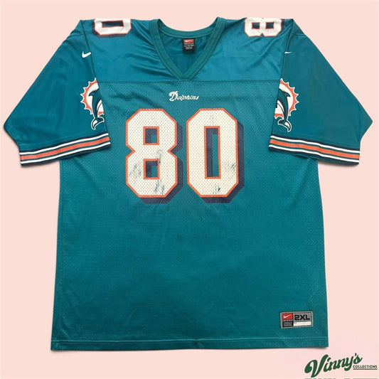 Vintage 90s Nike Miami Dolphins Tony Martin Football Jersey Mens 2XL