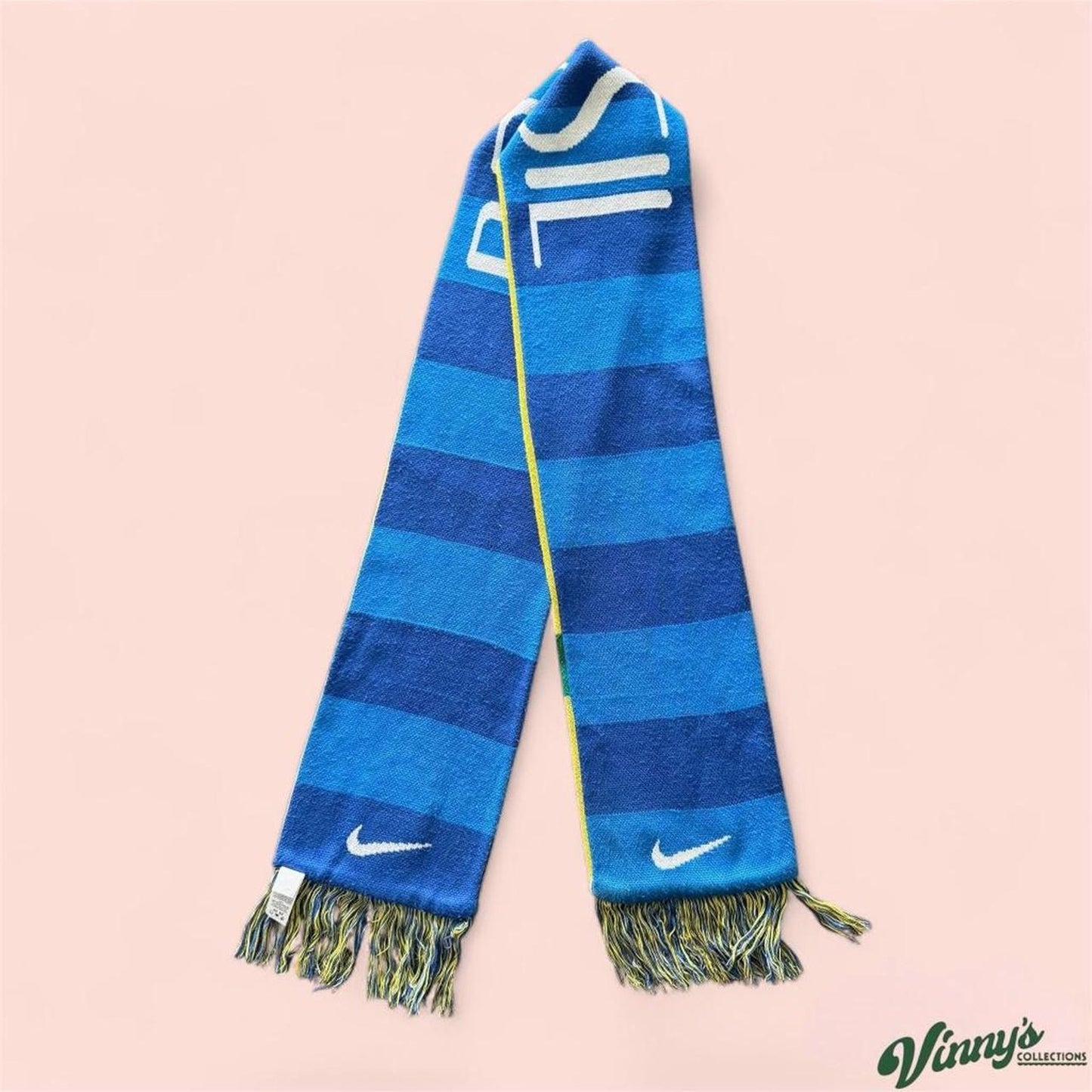 Vintage 00s Nike Brazil World Cup Soccer Scarf