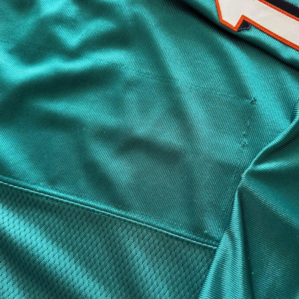 Vintage Reebok NFL Miami Dolphins #1 Authentic Football Jersey Mens XL