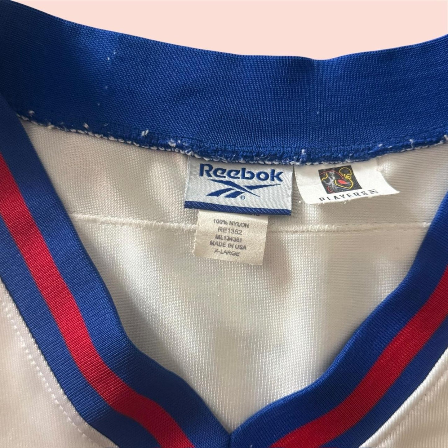 Vintage Reebok NFL New York Giants Jason Seahorn Football Jersey Mens XL