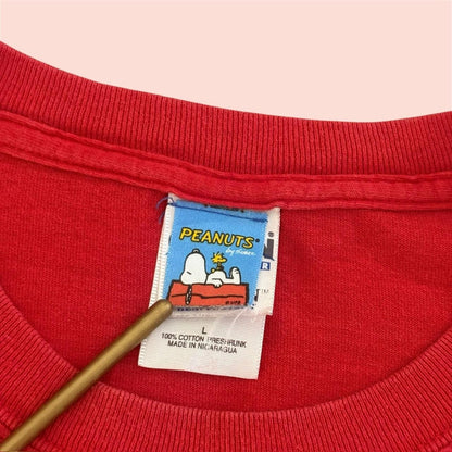 Vintage Peanuts Snoopy 4th of July Uncle Sam Shirt Mens Large