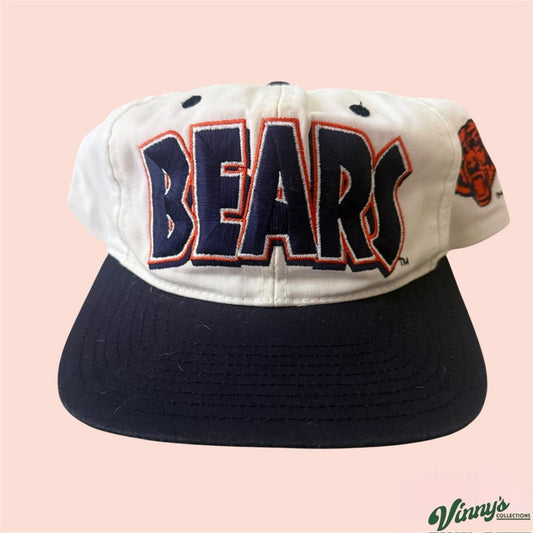 Vintage 90s Eastport NFL Chicago Bears Football Snapback Hat