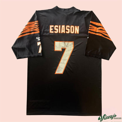 Vintage Reebok NFL Cincinnati Bengals Boomer Esiason Football Jersey Mens Large