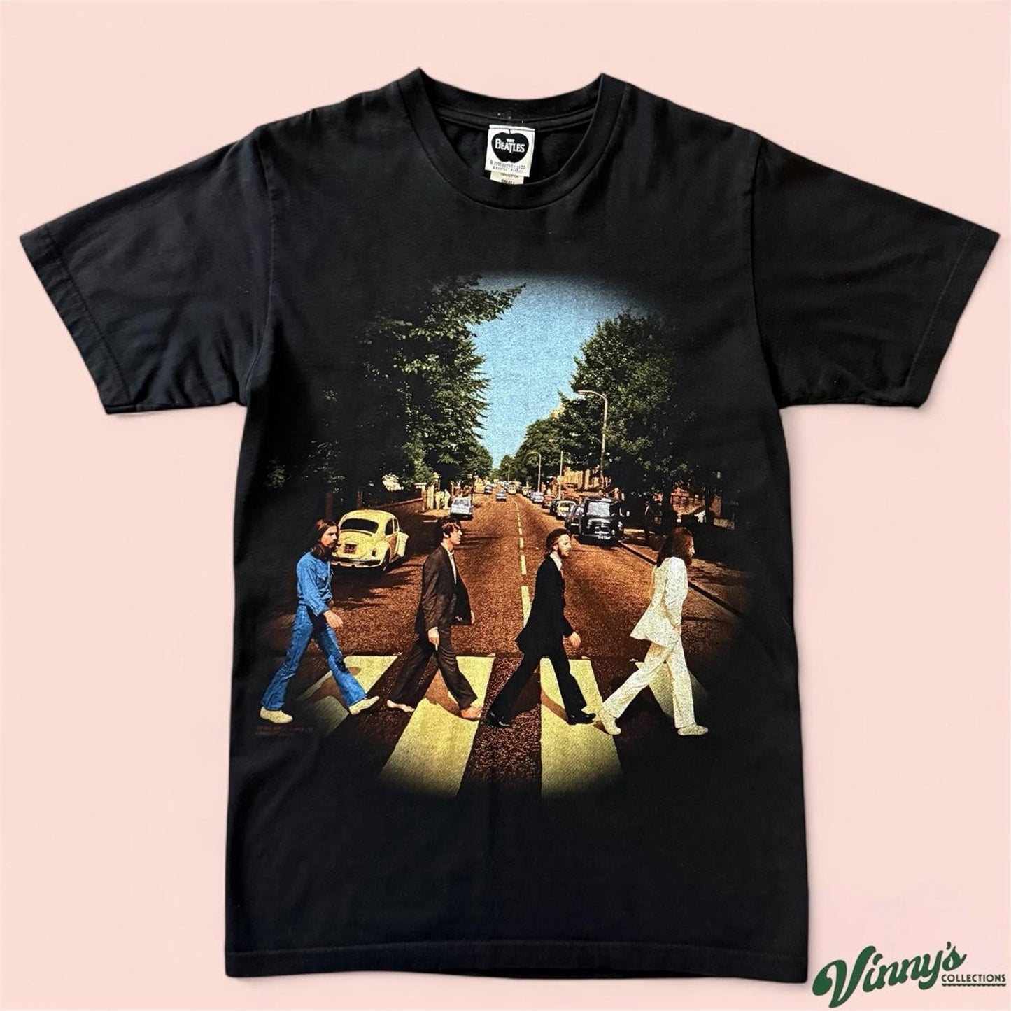 Vintage The Beatles Abbey Road Band Music Shirt Mens Small