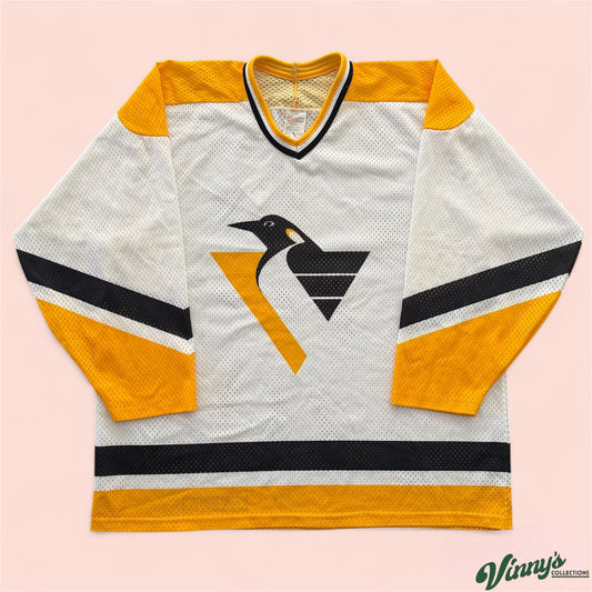 Vintage CCM NHL Pittsburgh Penguins Hockey Jersey Mens XL