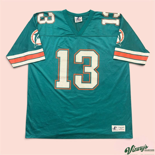 Vintage 90s Logo Athletic Miami Dolphins Dan Marino Football Jersey Mens XL