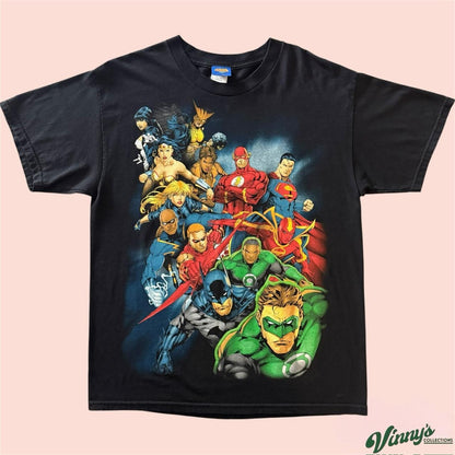 Vintage 00s DC Comics Justice League Shirt Mens Large