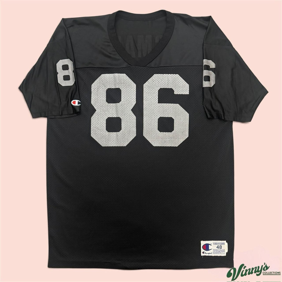 Vintage 90s Champion LA Oakland Raiders Rocket Ismail Football Jersey Mens 48 XL