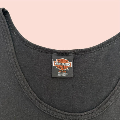 Vintage 90s Harley Davidson Cabo San Lucas Mexico Biker Tank Top Mens XL
