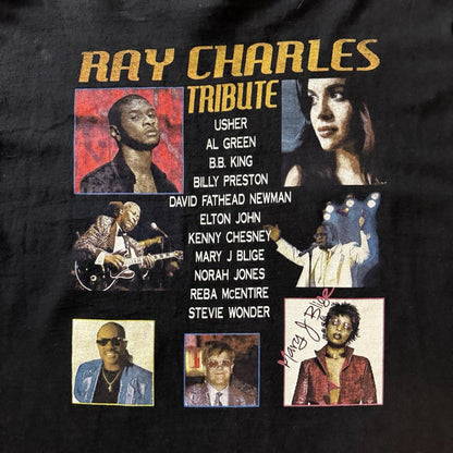 Vintage Ray Charles Tribute 2004 Staples Center Shirt Mens Large