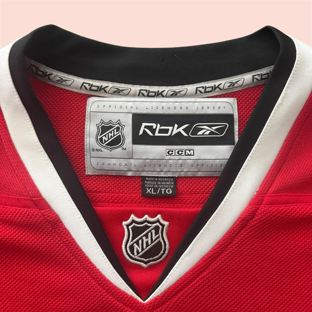 Vintage Reebok NHL Chicago Blackhawks Martin Havlat Hockey Jersey Mens XL