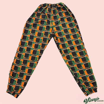 Vintage 90s Apex One Varsity Miami Hurricanes Pants Mens Large