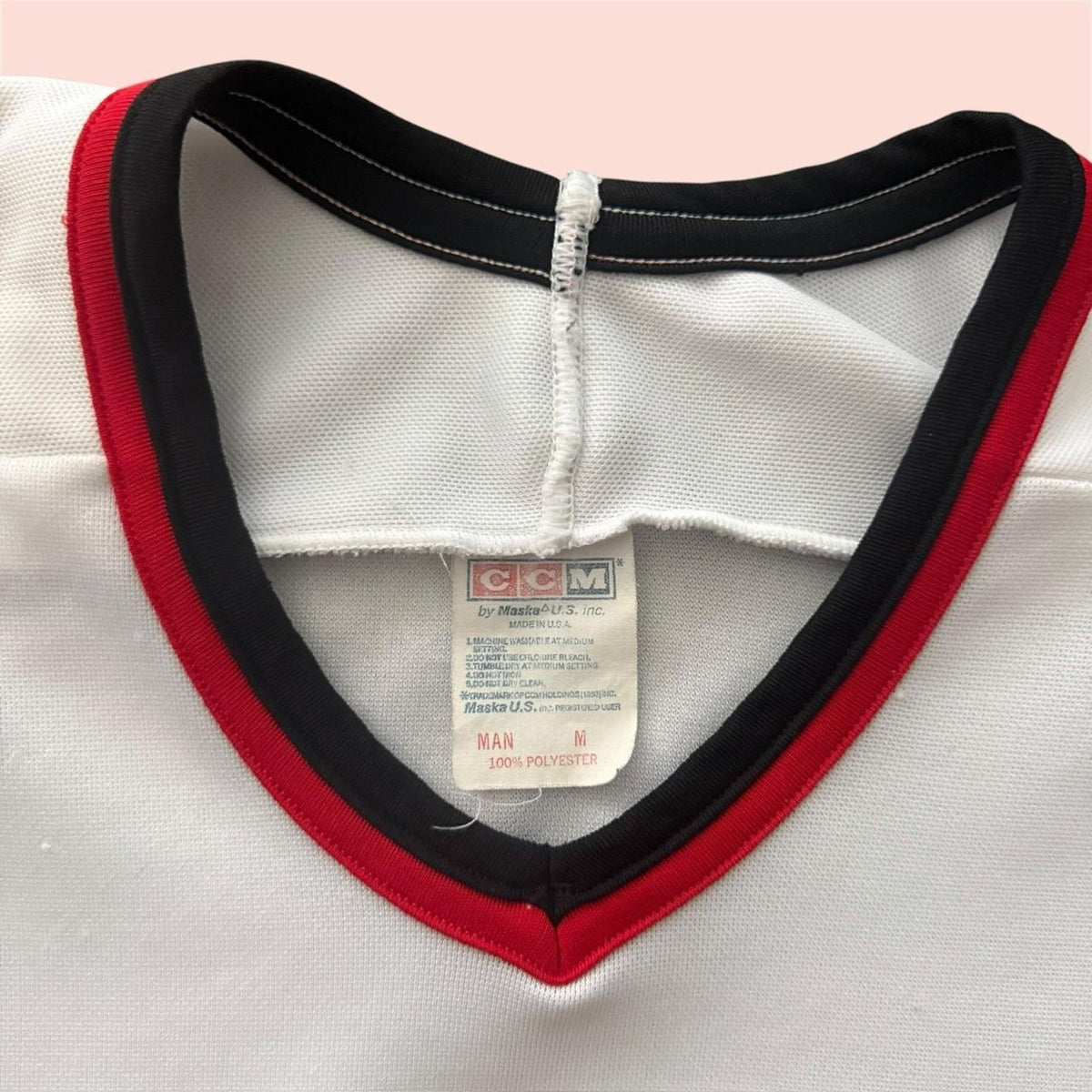 Vintage 90s CCM NHL Chicago Blackhawks Hockey Jersey Mens Medium