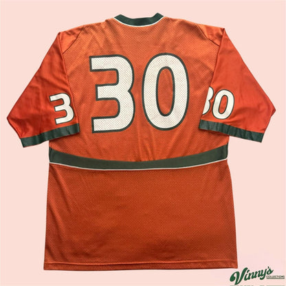 Vintage 00s Nike Miami Hurricanes #30 Football Jersey Mens Large