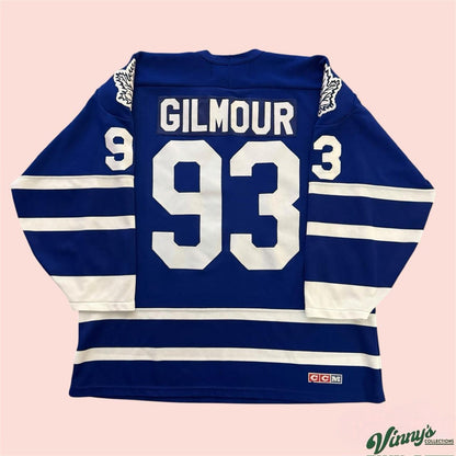 Vintage 90s CCM Toronto Maple Leafs Doug Gilmour Hockey Jersey Mens XL