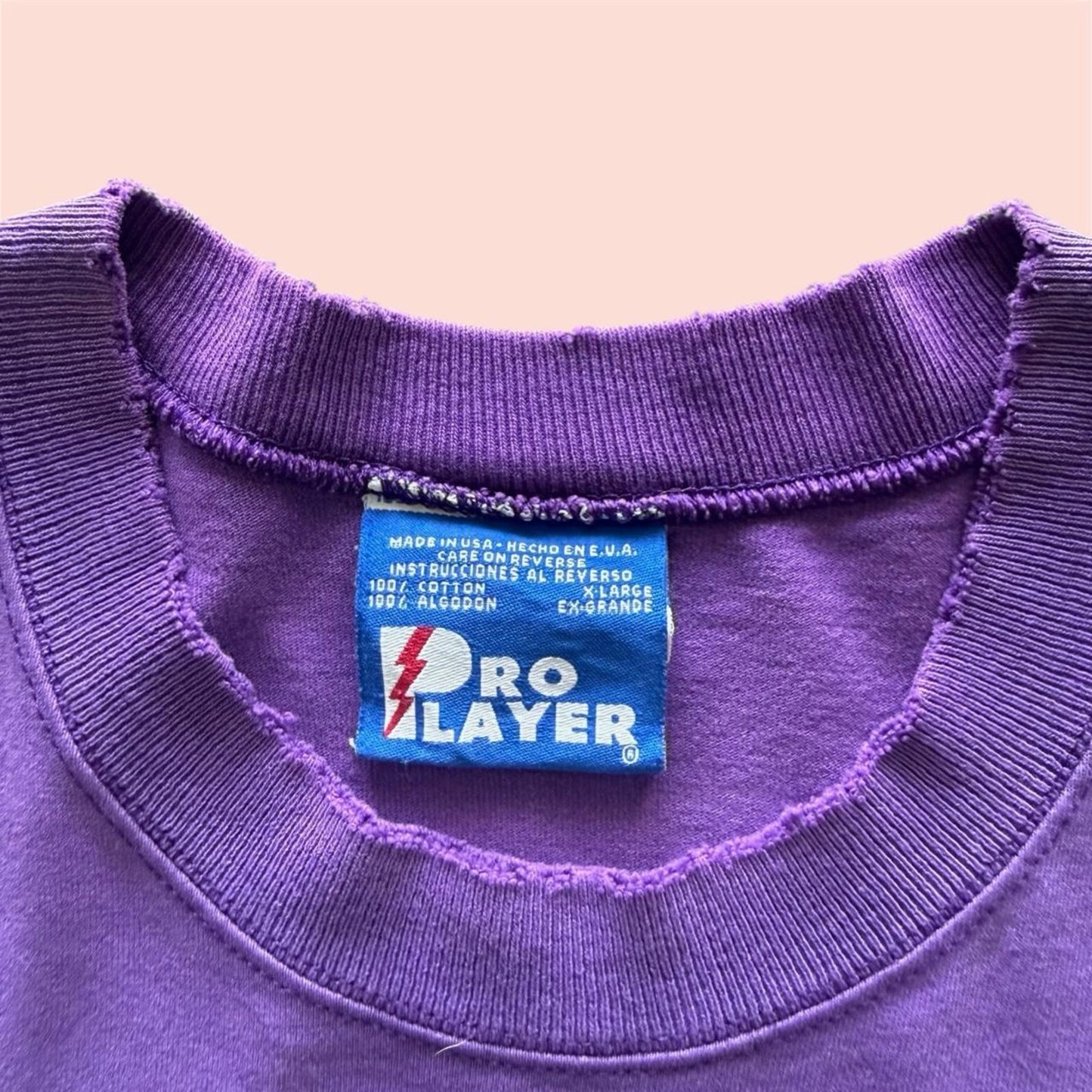 Vintage 90s Pro Player NFL Baltimore Ravens Football Shirt Mens XL