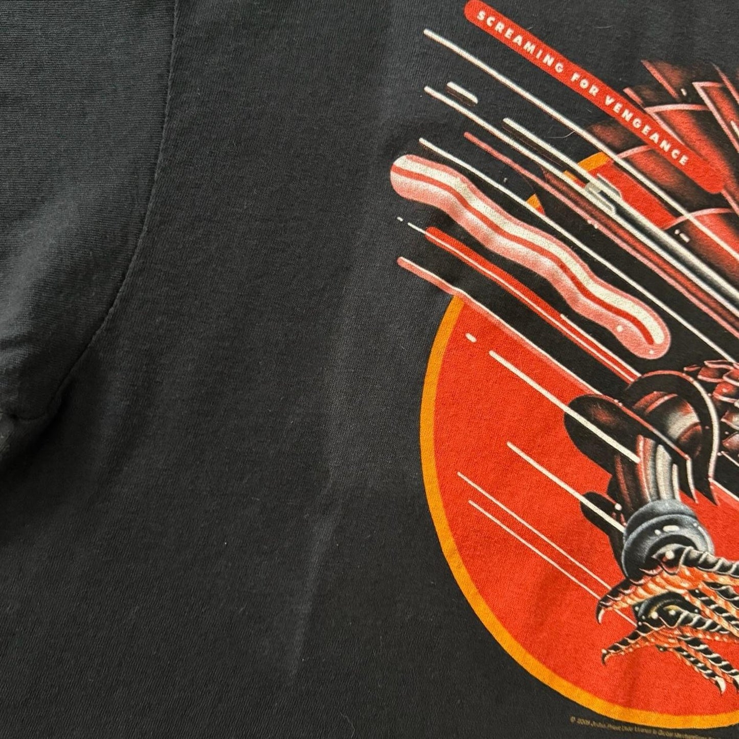 Vintage 00s Delta Judas Priest Screaming For Vengeance Band Tee Shirt Mens XL