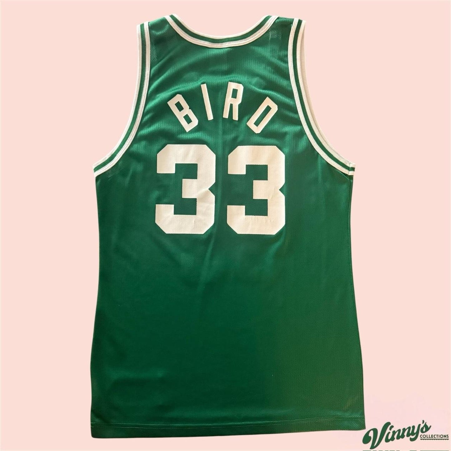 Vintage 90s Champion Boston Celtics Larry Bird Basketball Jersey Mens 40 Medium