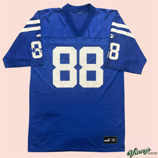 Vintage 90s Puma Indianapolis Colts Marvin Harrison Football Jersey Mens Large