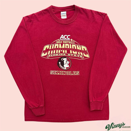 Gildan FSU Florida State Seminoles 2012 ACC Champions LS Shirt Mens Medium