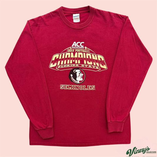 Gildan FSU Florida State Seminoles 2012 ACC Champions LS Shirt Mens Medium