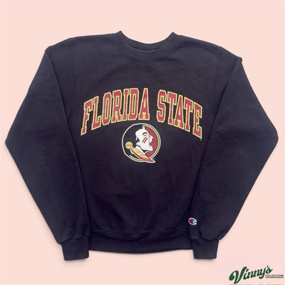Champion Florida State Seminoles FSU College Crewneck Sweatshirt Mens XS