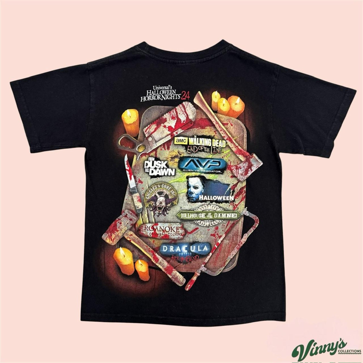 Universal Studios Halloween Horror Nights Fear Will Eat You Alive Shirt Mens XS