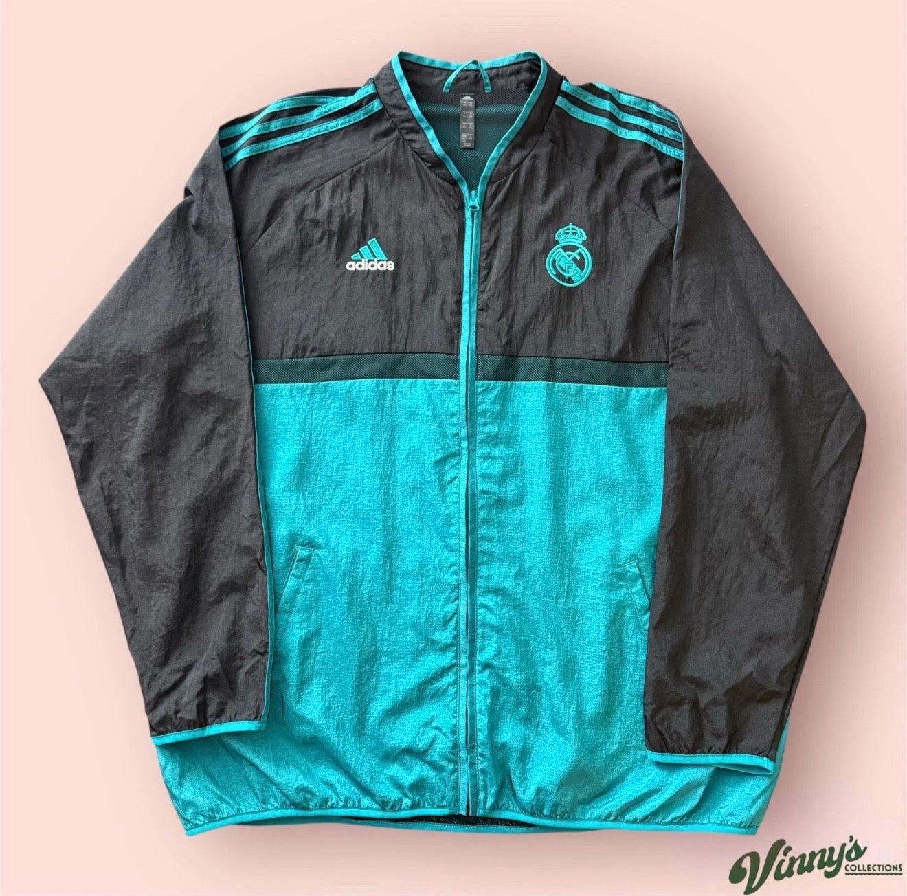 Adidas Real Madrid Soccer Training Woven Track Jacket Mens 2XL