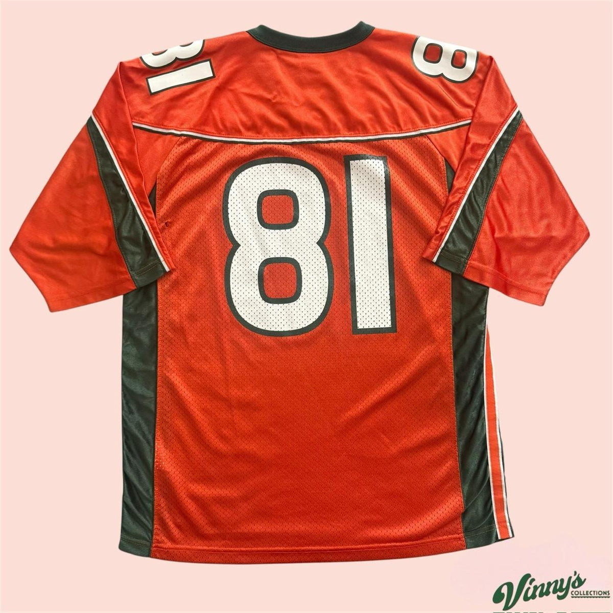 2001 Nike Miami Hurricanes Kellen Winslow Jr College Football Jersey Mens Medium