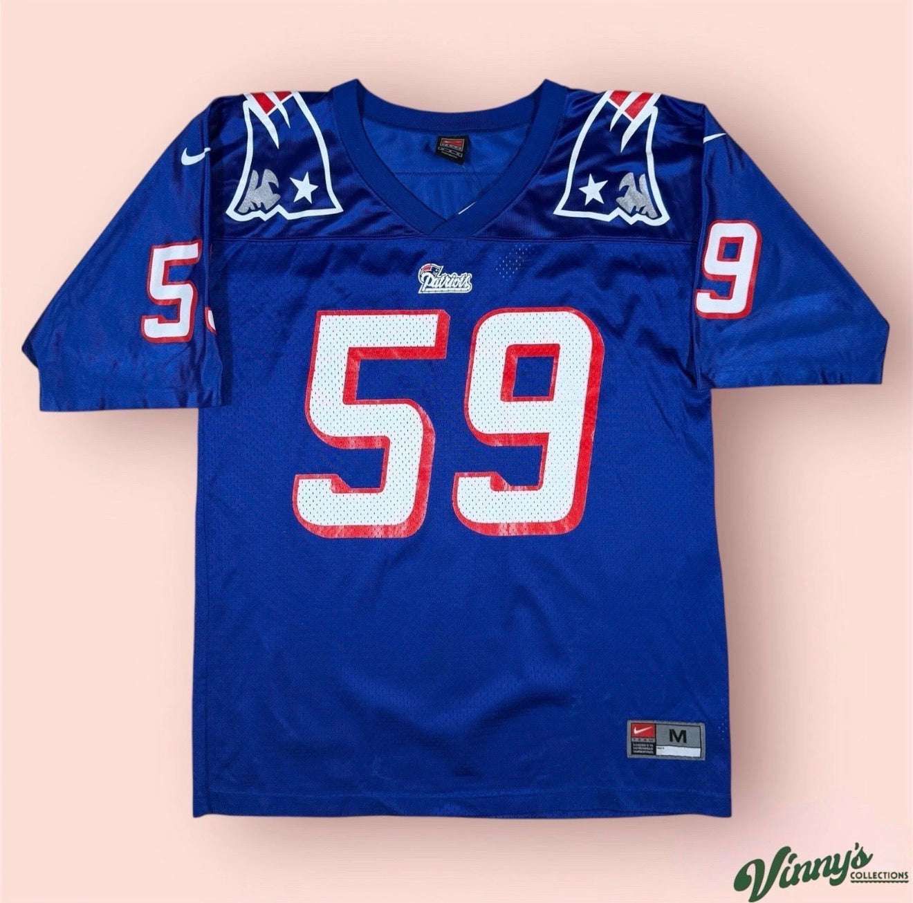 Nike NFL New England Patriots Andy Katzenmoyer Football Jersey Mens Medium